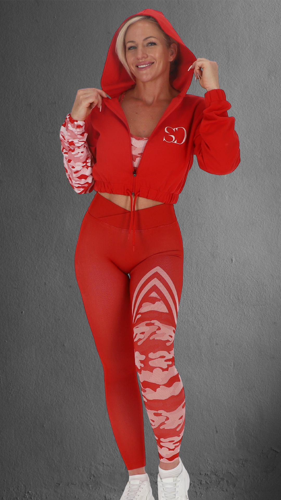 The Hot Chilli Collection Bra + Leggings + Jacket