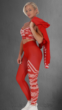 The Hot Chilli Collection Bra + Leggings + Jacket