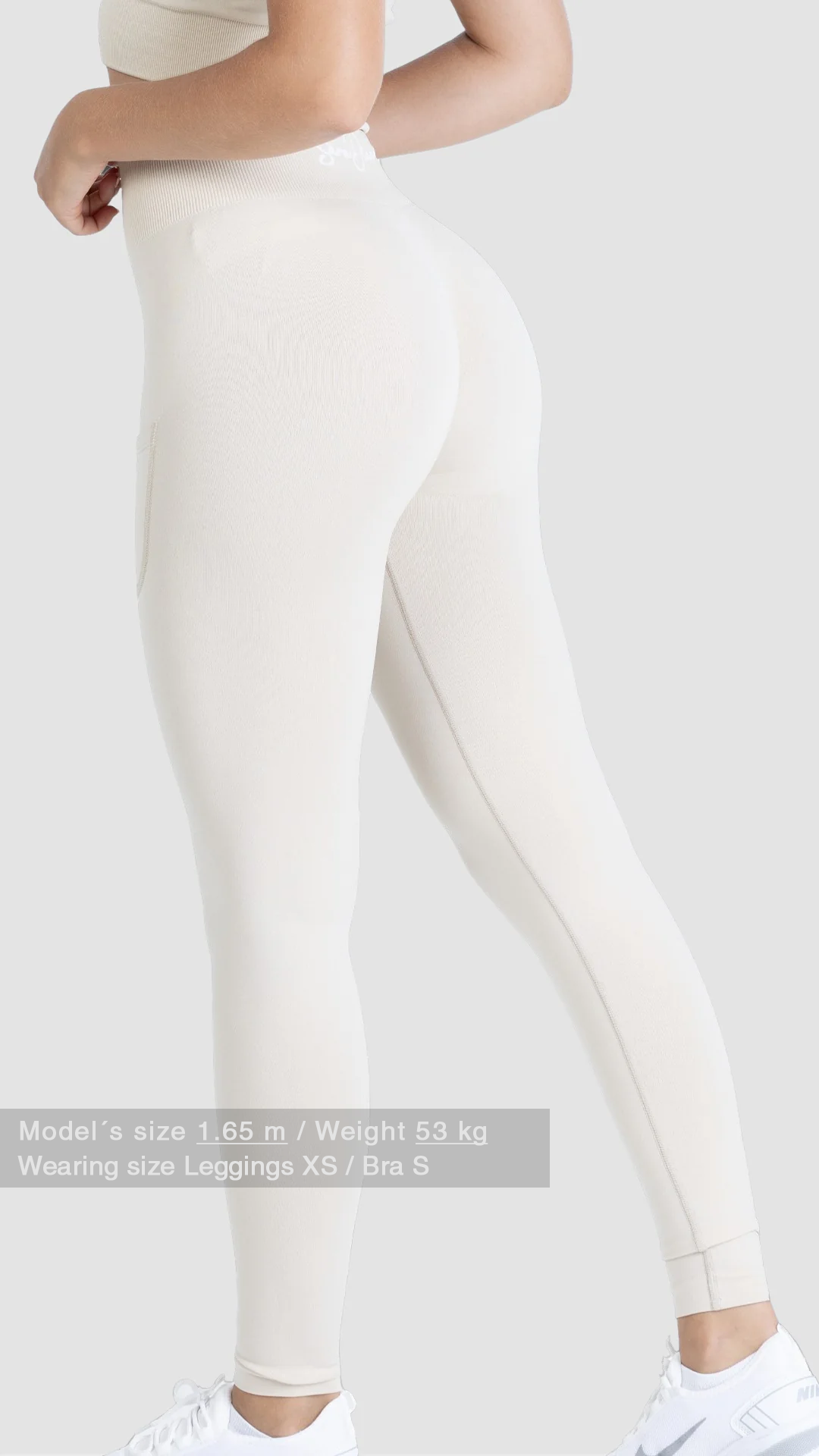 Leggings Pearl con cremallera