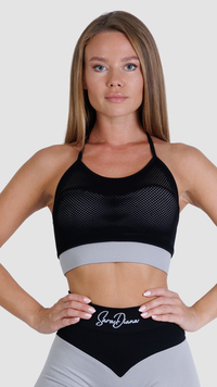 Sujetador The Secret Mesh Gris Ópalo